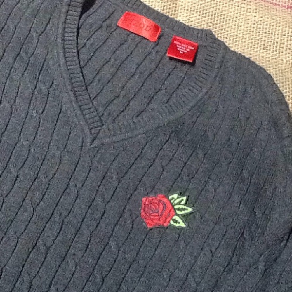 Grateful Dead American Beauty Rose Izod Sweate